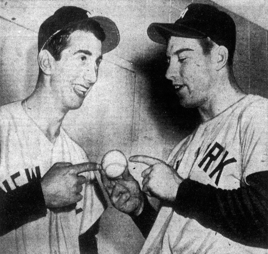 Billy Martin and Mickey Mantle, 1953